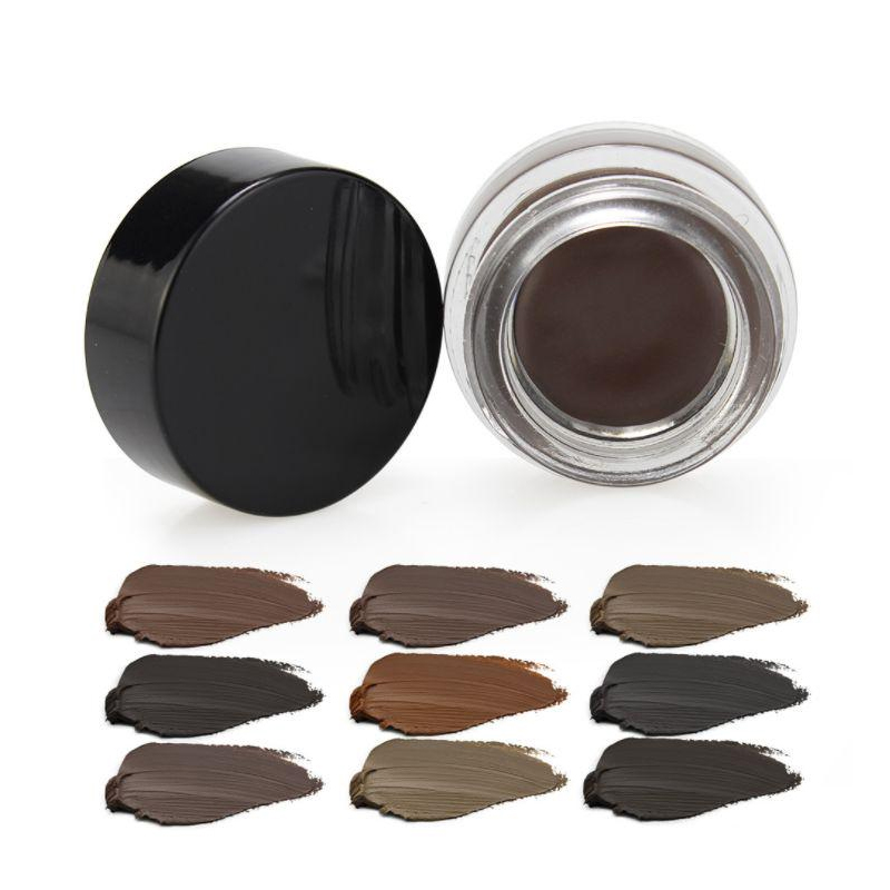 Low MOQ Accepted Eyebrow Pomade Makeup Eyebrow Gel Waterproof Eyebrow Cream 9 warna