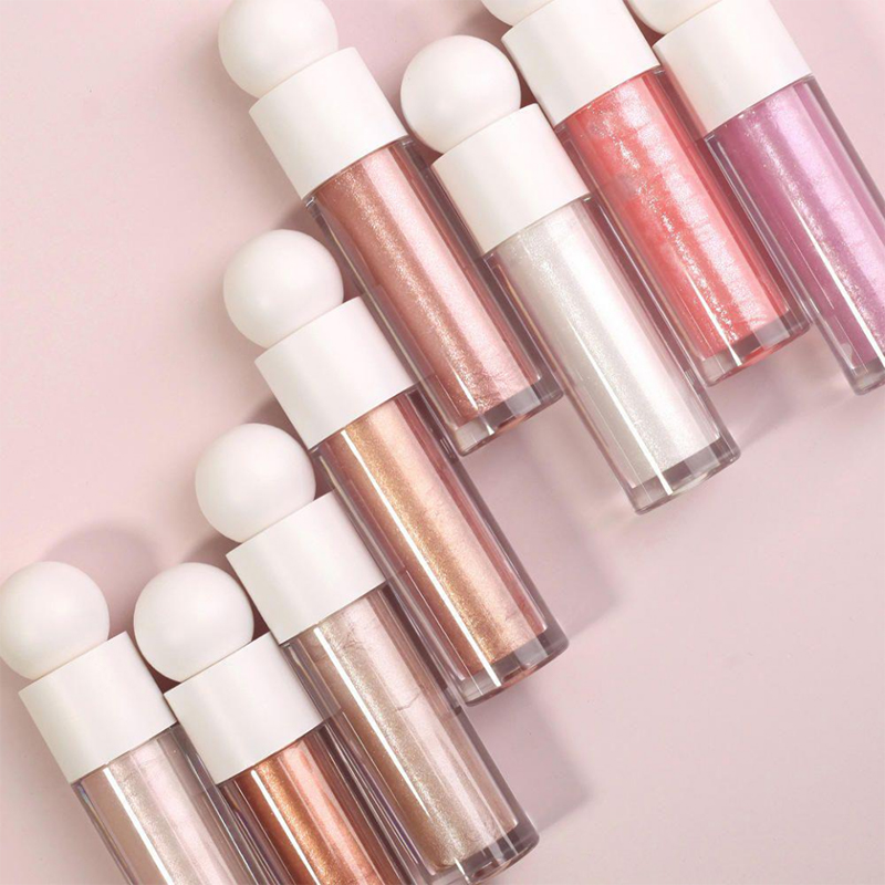 Jenama Peribadi Fairy Shimmer Liquid Highlight Waterproof Body and Face Highlight DIY logo Color