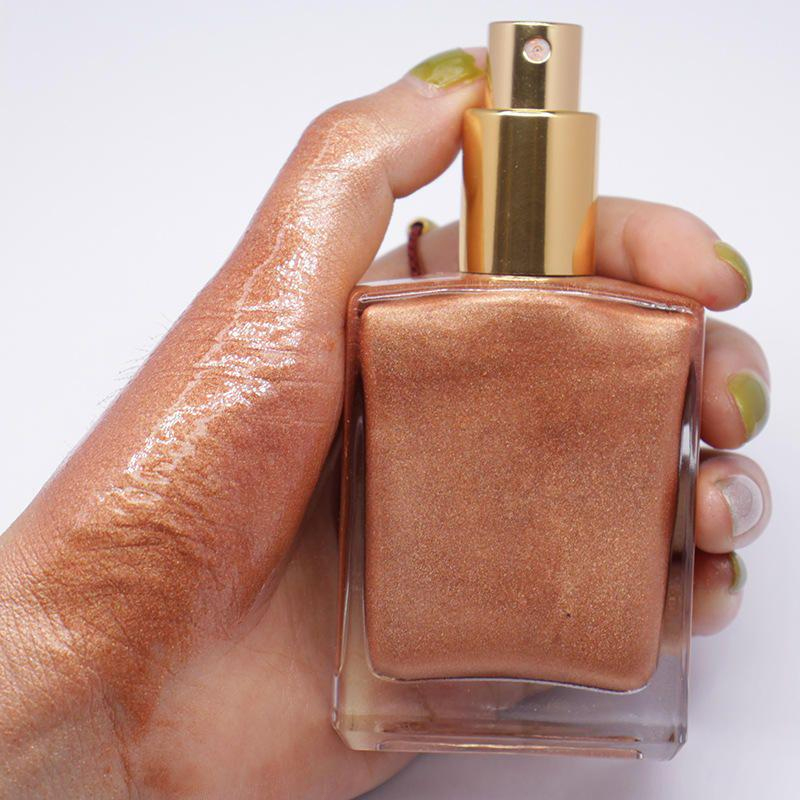 High Quality Illuminator Bronze Body Shimmer Oil Cosmetics Makeup Cecair Penyerlah