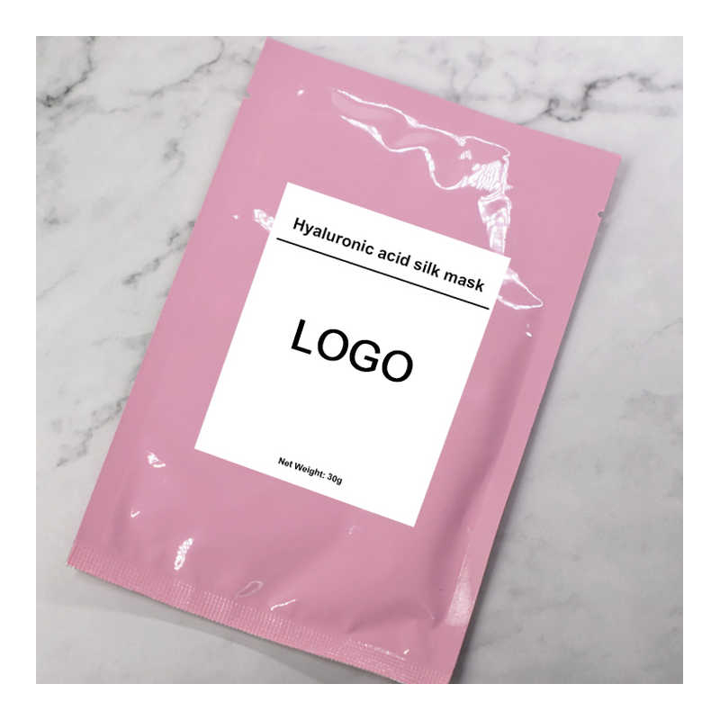 35g Lembaran Muka Organik Pelembap Asid Hyaluronik Topeng Muka Sutera