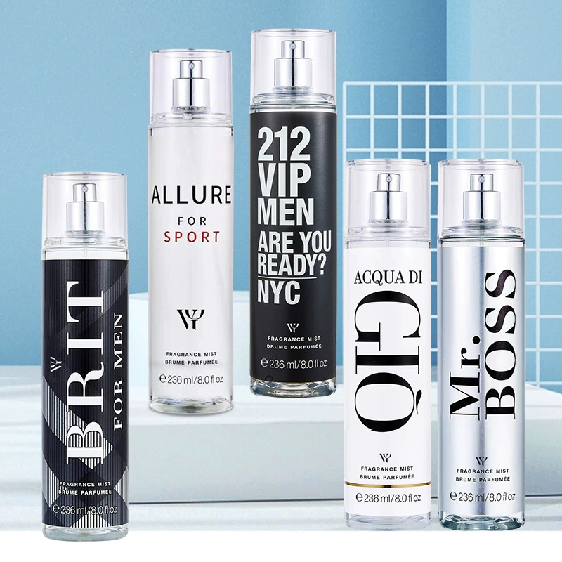 Body Mist 236ml Floral Fruity Semburan Wangian Badan Asli Minyak Wangi Tahan Lama untuk Lelaki