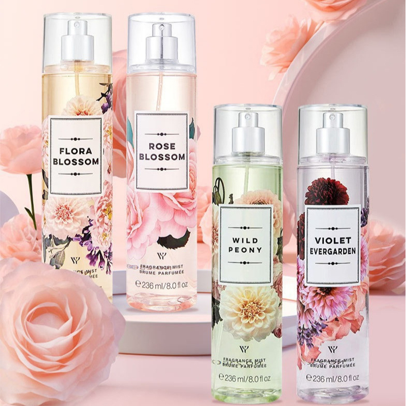 236ml Minyak Wangi Tahan Lama Semburan Splash Body Mist untuk Wanita