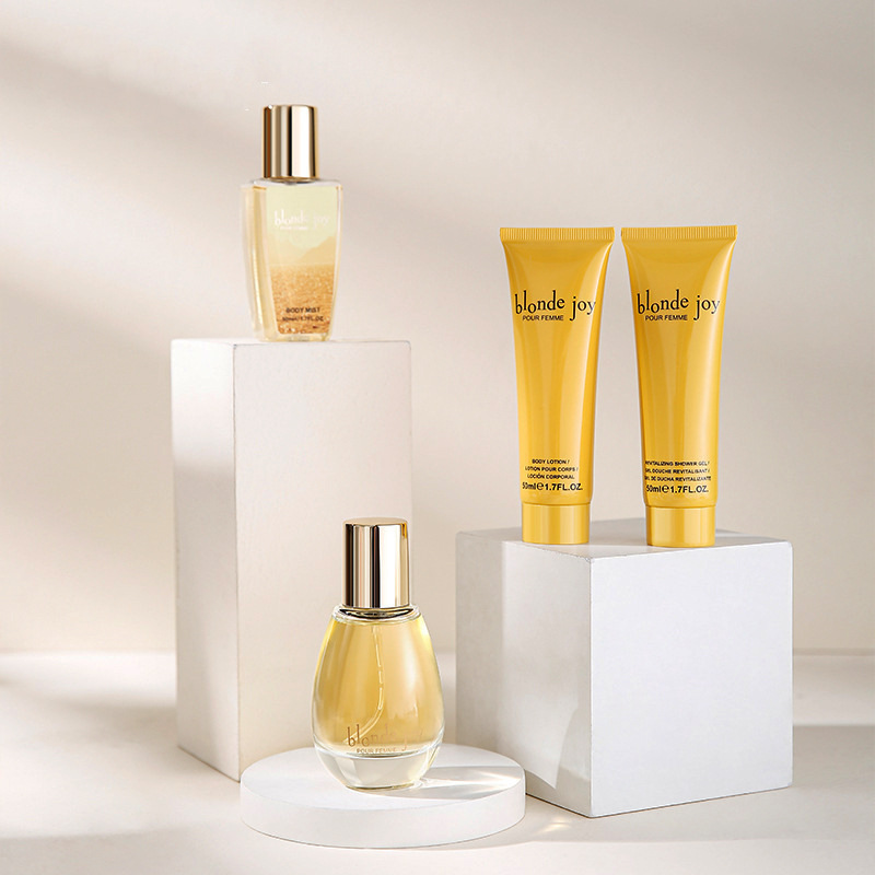 Set Hadiah Penjagaan Kulit untuk Spa Mandian Termasuk Losyen Badan Gel Mandian dan Body Mist dan Minyak wangi untuk Wanita