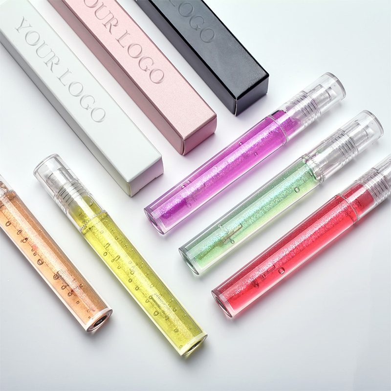 Jeli Comel Lip Gloss Basah Gincu Cecair Pelembap Berkilat Kilauan Berkilat Lip Gloss Crystal Clear