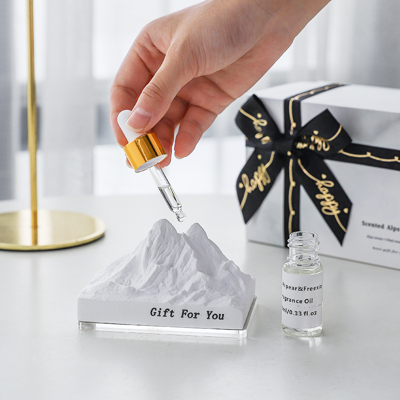 Pepejal Gypsum Penghawa Dingin Peresap Loket Batu Mesra Alam Aromaterapi Hiasan Dalaman Kereta Perkahwinan Air Outlet Perfume