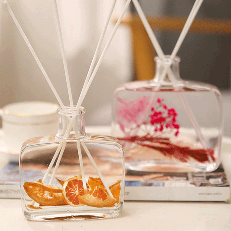 100ml /200ml Minyak Pati Pewangi Rumah Diawet Penyebar Reed Bunga Kering untuk Hadiah Hiasan Rumah