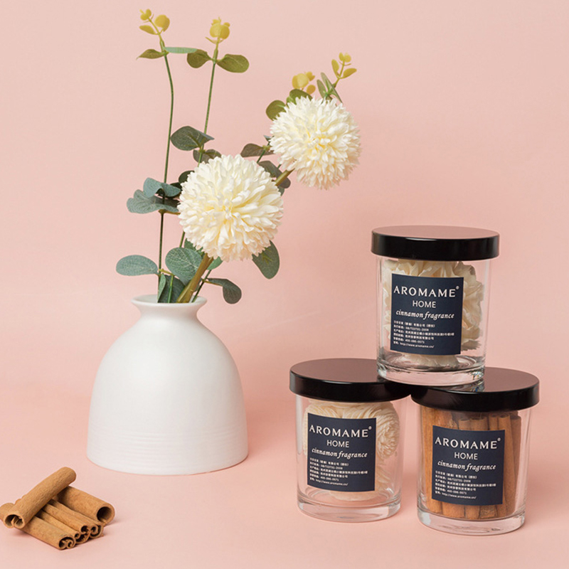 Penyebar Aroma Penghilang Bau Balang Tin Batu Kristal Bunga Kering Kayu Manis Penyebar Penyegar Udara