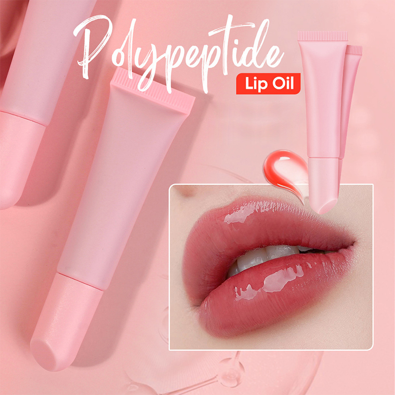 Menghidratkan Glossy Waterproof Moisturizing Juicy Lip Balm Tint Shea Butter Lipgloss Peptides Lip Tint